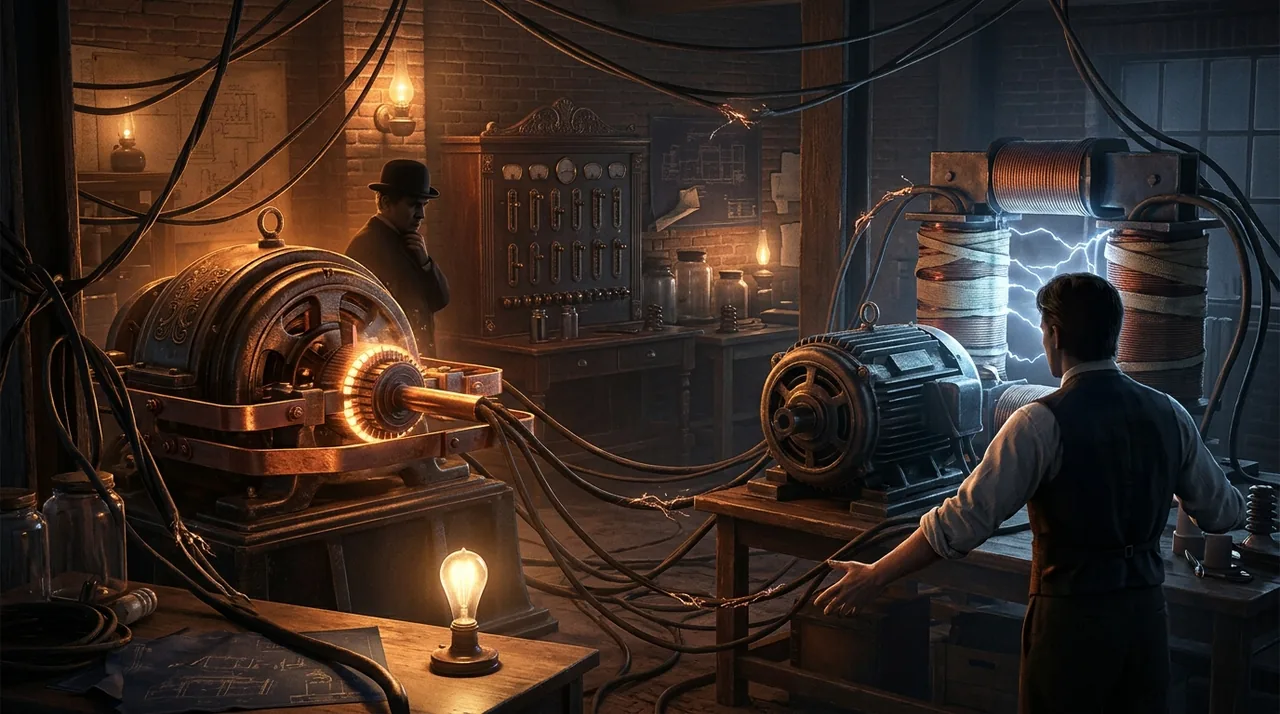 Thomas Edison electrocuted an elephant to prove his rival's technology was deadly. He lost anyway. The 'War of Currents' was science's dirtiest fight.