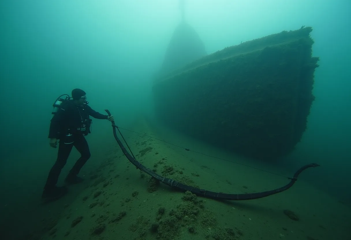 Henry VIII's flagship that sank in a sudden gust, preserved in silt until modern engineers lifted it back into the light.