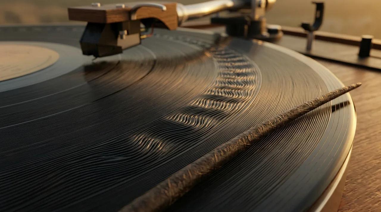 A vinyl record groove is thinner than a human hair. Yet it contains an entire orchestra. Your grandmother's technology holds more information density than you'd believe.