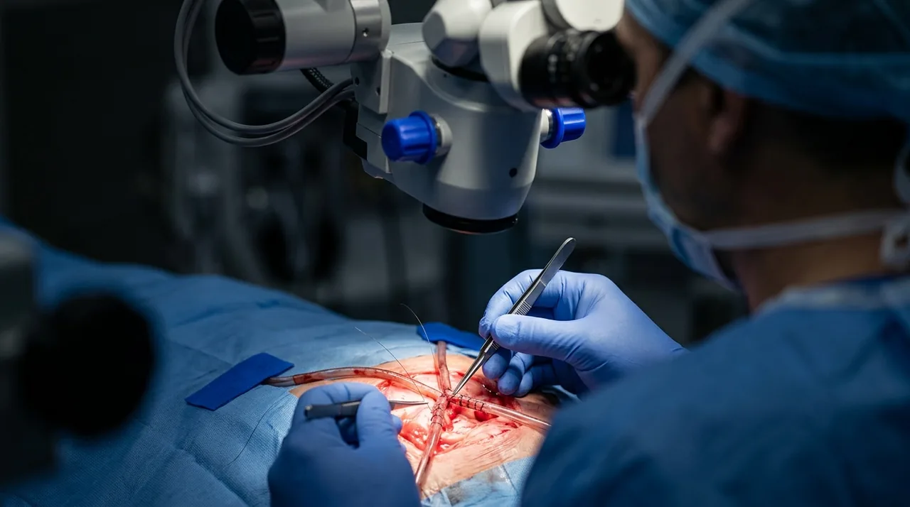 Some doctors sew blood vessels thinner than a human hair. Their needles are invisible to the naked eye. One tremor, and the patient loses a limb.