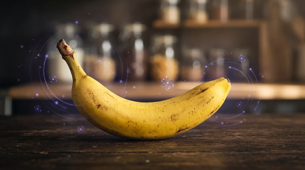 Bananas are radioactive. So are you. Right now, 4,400 atoms are decaying inside your body every single second.